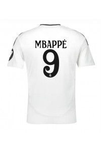 Real Madrid Kylian Mbappe #9 Jalkapallovaatteet Kotipaita 2024-25 Lyhythihainen